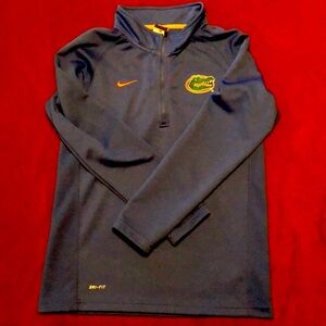 UF GATORS Nike Dri-Fit Womens long sleeve 1/4 zip up pullover jacket. Size M